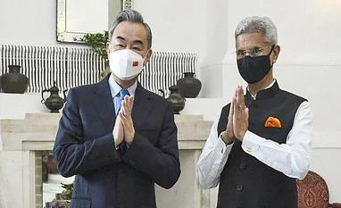 India, China ties show 'momentum of recovery': Wang Yi tells Jaishankar External Affairs Minister S Jaishankar with Chinas Foreign Minister Wang Yi, during their meeting, at Hyderabad House, in New Delhi (Photo: PTI)