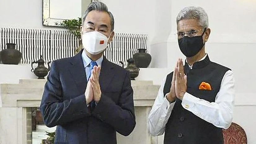 External Affairs Minister S Jaishankar with Chinas Foreign Minister Wang Yi, during their meeting, at Hyderabad House, in New Delhi (Photo: PTI) External Affairs Minister S Jaishankar with Chinas Foreign Minister Wang Yi, during their meeting, at Hyderabad House, in New Delhi (Photo: PTI)