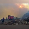Efforts underway to control massive fire at Delhi's Ghazipur landfill site Ghazipur landfill fire