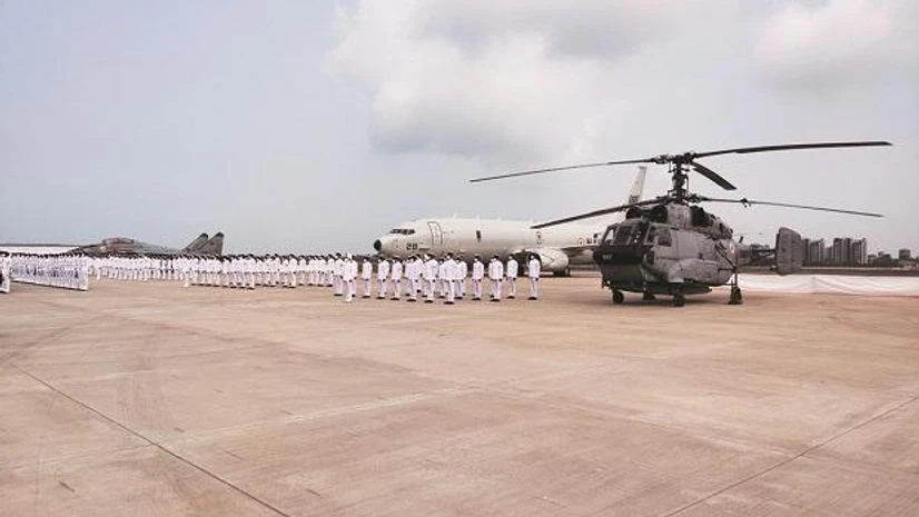 The new squadron’s insignia depicts a ‘Condor’ searching over the vast blue expanse of the sea The new squadron’s insignia depicts a ‘Condor’ searching over the vast blue expanse of the sea
