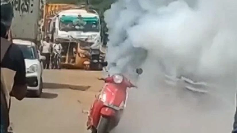 electric scooter fire electric scooter fire