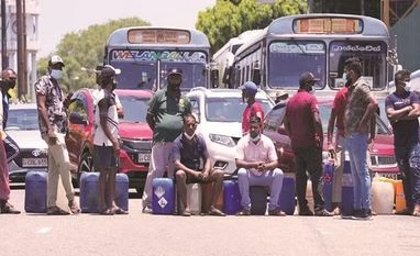 Sri Lankan protestors celebrate traditional New Year near Gotabaya's office Sri Lanka