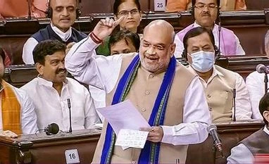 Centre likely to table Criminal Procedure (Identification) Bill in RS Union Home Minister Amit Shah speaks in the Rajya Sabha during the second part of Budget Session of Parliament, in New Delhi