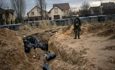 Ukrainians pore over grisly aftermath of Russian atrocities Ukraine