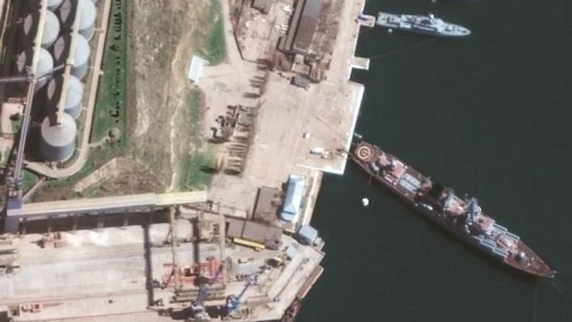 Russia war, Moskva Russia said the Moskva, the flagship of its Black Sea fleet, was seriously damaged following an explosion. Ukraine claimed the attack. (Photo: AP/File)