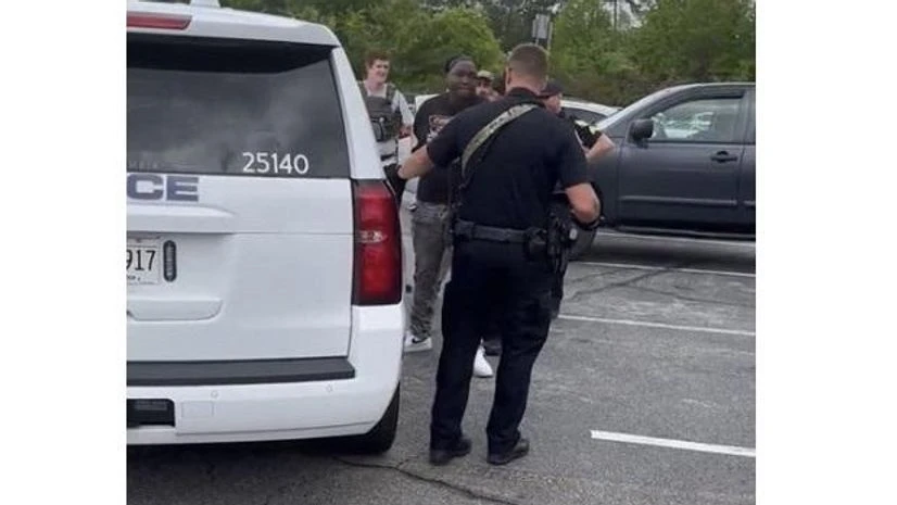 South Carolina Police in action in South Carolina. Photo: @Twitter