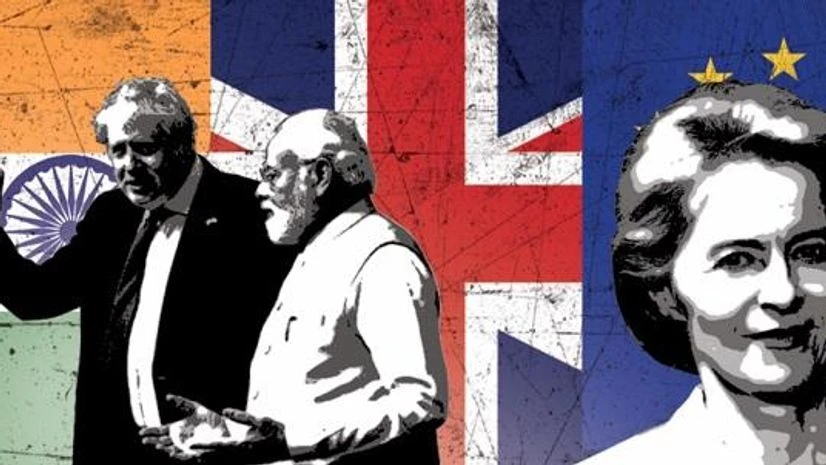 india uk Illustration: Ajay Mohanty