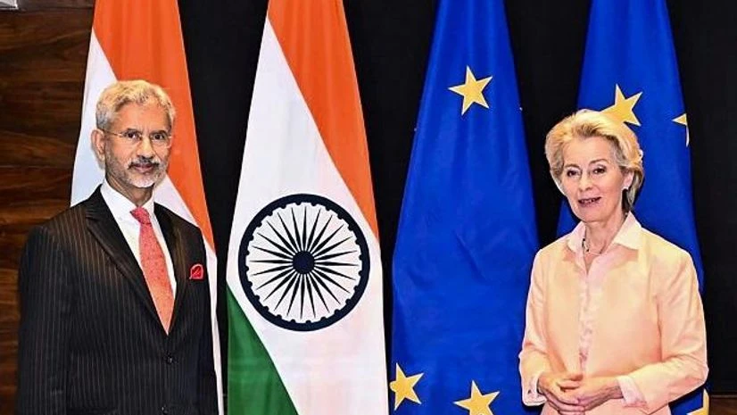 S. Jaishankar, Ursula von der Leyen External Affairs Minister S. Jaishankar with President of the European Commission Ursula von der Leyen, during their meeting in New Delhi