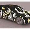 "Suno", artist Faiza Hasan's car-wrap design on the BMW iX, the automaker's first all-electric car in India