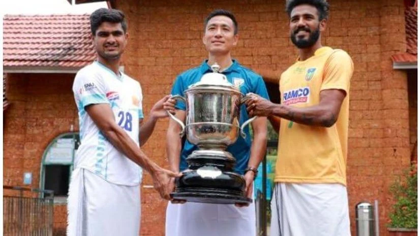 Santosh Trophy Kerala to face West Bengal in the Hero 75th NFC for Santosh Trophy Final. Photo: @IndianFootball