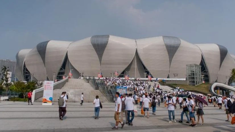 Hangzhou Sports Park Asian Games 2022 Hangzhou Sports Park, the main venue of 2022 Asian Games. Photo: Wikimedia Commons