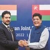 Piyush Goyal, Qais Bin Mohammed