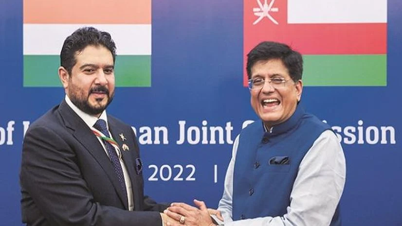 Piyush Goyal, Qais Bin Mohammed Piyush Goyal, Qais Bin Mohammed