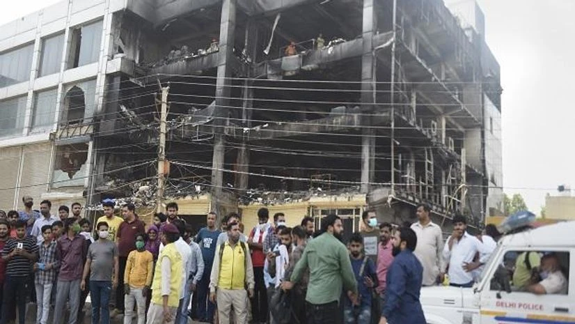 Mundka fire accident Mundka fire accident