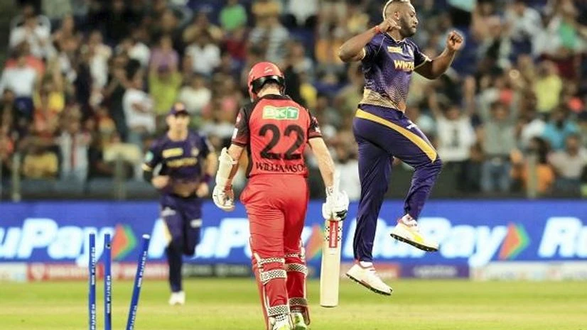 Andre Russell, Kane Williamson Andre Russell, Kane Williamson