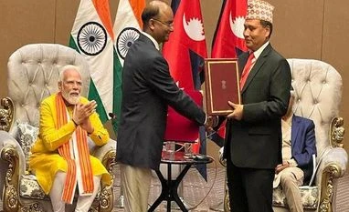 SJVN to set up hydel 490 MW Arun-4 power project worth Rs 4,900 cr in Nepal SJVN, Narendra Modi, Sher Bahadur Deuba