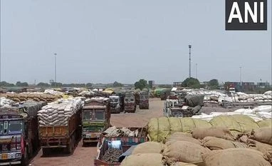 Export ban: 4,000 wheat-laden trucks stranded at Gujarat's Kandla port Wheat-laden trucks