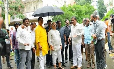 Two labourers die as heavy rains lash Bengaluru, many houses flooded Basavaraj Bommai