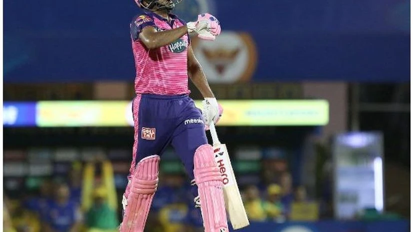 R Ashwin RR vs CSK IPL 2022 R. Ashwin of Rajasthan Royals during match 68 of the TATA Indian Premier League 2022 (IPL season 15) between the Rajasthan Royals and the Chennai Superkings held at the Brabourne Stadium (CCI) in Mumbai on the 20th May 2022. Photo: Sportzpics for IPL