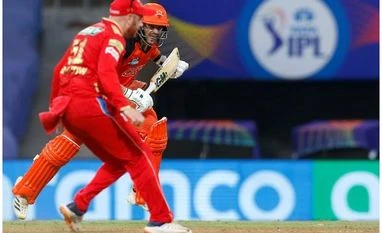 SRH vs PBKS Live Updates Aiden Markram of the Sunrisers Hyderabad during an Indian Premier League 2022 match against Punjab Kings in Mumbai. Photo: Sportzpics for IPL