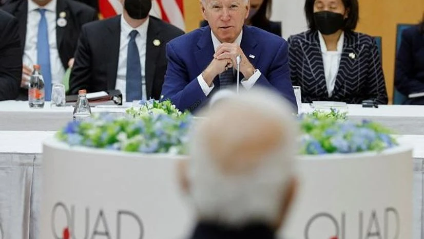 Joe Biden, quad US President Joe Biden at Quad summit in Tokyo, Japan. (Photo: Reuters)