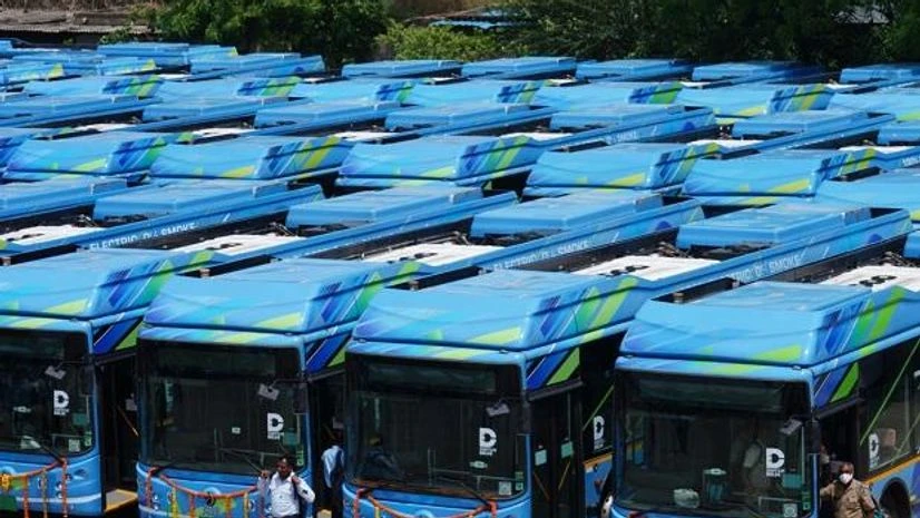 Electric buses Photo: Twitter