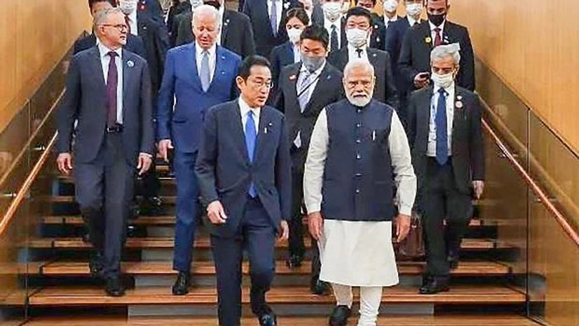 Quad leaders in Tokyo PM Modi, Joe Biden, Anthony Albanese