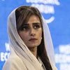 Hina Rabbani Khar, Minister of State for Foreign Affairs of Pakistan participates in a panel session during the 51st annual meeting of the World Economic Forum in Davos (Photo: PTI)
