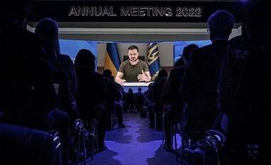 WEF 2022: The reasons to worry just keep piling up for Davos executives Volodymyr Zelenskyy