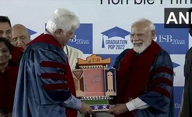 India fastest growing economy among G-20 nations: PM Modi at ISB PM Narendra Modi at Indian School of Business