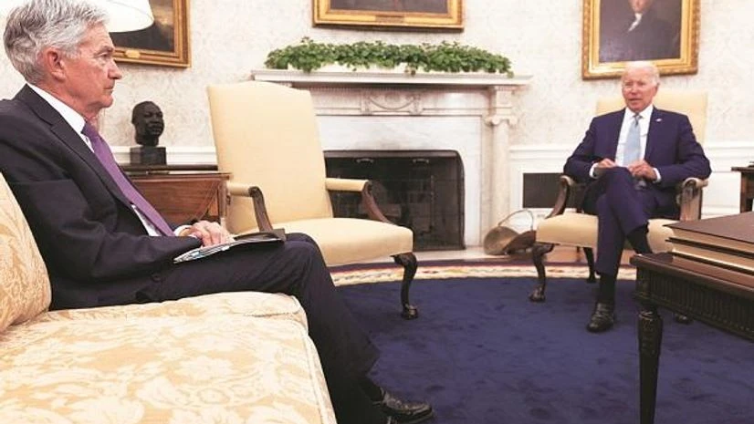 Joe Biden and Jerome Powell Joe Biden and Jerome Powell