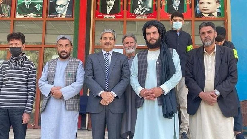 Indian team in Kabul, Afghanistan Indian team in Kabul, Afghanistan