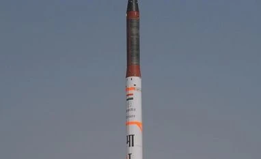India successfully test-fires nuclear-capable Agni-V ballistic missile Agni missile