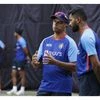 India coach Rahul Dravid with vice captain Hardik Pandya during a net session at Arun Jaitley Stadium before India vs South Africa 1st T20I. Photo: BCCI