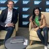 (Left to Right - Thomas Saueressig, SAP Product Engineering, SAP Executive Board and Sindhu Gangadharan, SVP & MD, SAP Labs India)
