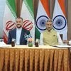 EAM S Jaishankar (right) with Iranian FM Dr Hossein Amir-Abdollahian. (Photo: Twitter/@DrSJaishankar)