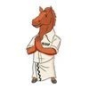 Knight wearing dhoti, shirt with folded hands is 44th Chess Olympiad mascot