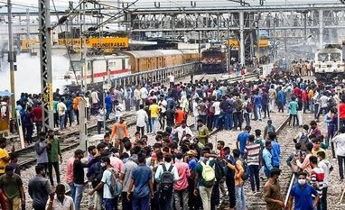 Secunderabad Rly Station arson: Role of army coaching centres suspected Secunderabad railway station