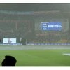 Chinnaswamy stadium rain stops play