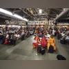 Trains cancelled due to Agnipath protests Passengers wait at Howrah railway station after several trains were cancelled due to Bharat Bandh, called to protest against Centre's Agnipath scheme, in Howrah (Photo: PTI)