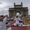 Yoga day, Gateway of India