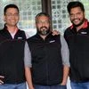 (L-R) udaan co-founders: Amod Malviya, Vaibhav Gupta, Sujeet Kumar