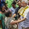 External Affairs Minister S Jaishankar interacts with local people regarding the successful delivery of Jal Jeevan Mission at Mundavankunnu colony, Thiruvananthapuram