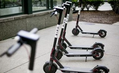 E-scooter giant Bird lays off 23% of its employees to reduce cost structure Bird electric scooters in Detroit
