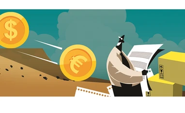 Bonanza for Indian euro loan borrowers as currency slides against dollar Chart