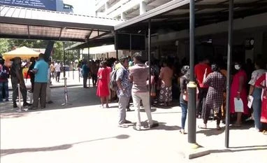 Since Jan, over 150,000 people left Sri Lanka for jobs abroad amid crisis Sri Lanka | Locals at passport facilitation centre, Colombo