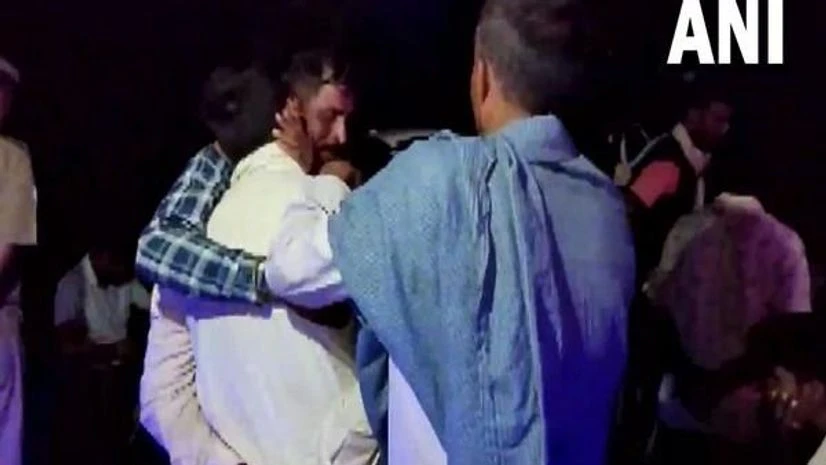 Visual from the site of the mishap in UP's Hathras Visual from the site of the mishap in UP's Hathras