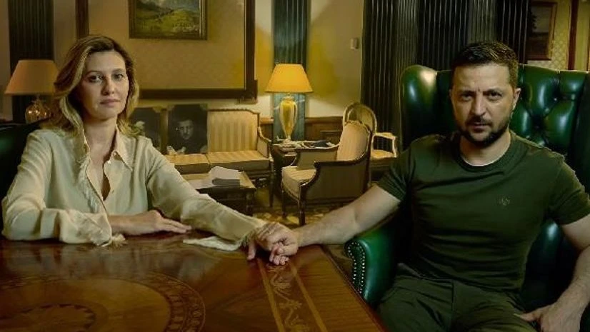 Volodymyr Zelenskyy, Olena Zelenska Volodymyr Zelenskyy, Olena Zelenska