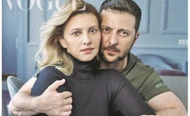 Ukraine Prez Zelenskyy, First Lady Olena pose for Vogue cover amid war Volodymyr Zelenskyy, Olena Zelenska