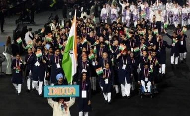 Indian contingent Indian contingent at CWG